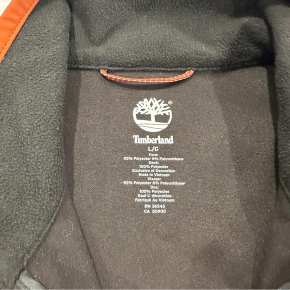 Timberland Men's Orange and Black Performance Jacket - Picture 3 of 4